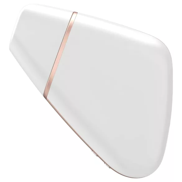 Satisfyer Love Triangle - Stimulateur clitoridien à ondes d’air, contrôlé par application (blanc)
