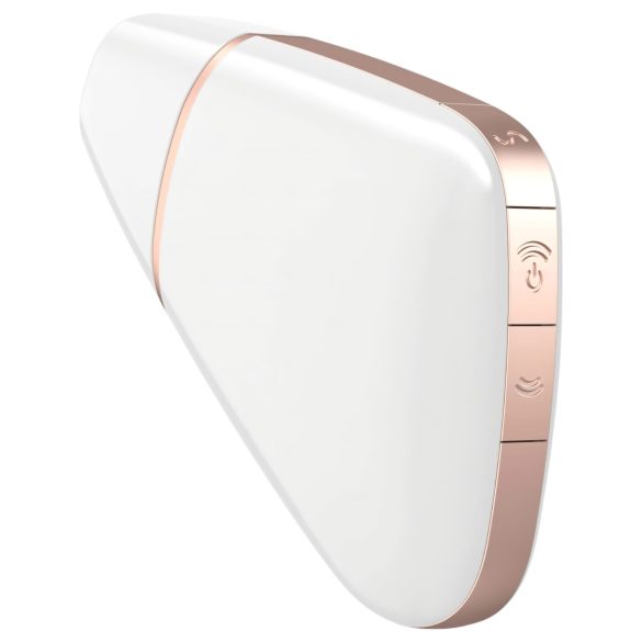 Satisfyer Love Triangle - stimulateur clitoridien connecté (blanc)