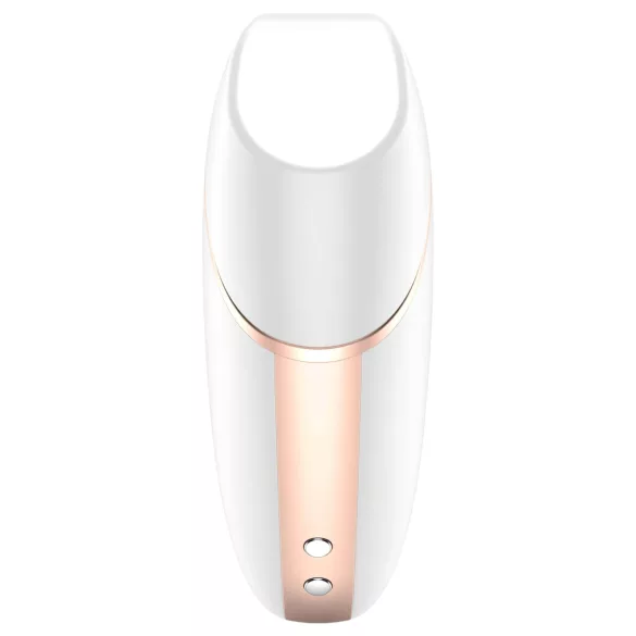 Satisfyer Love Triangle - Stimulateur clitoridien à ondes d’air, contrôlé par application (blanc)
