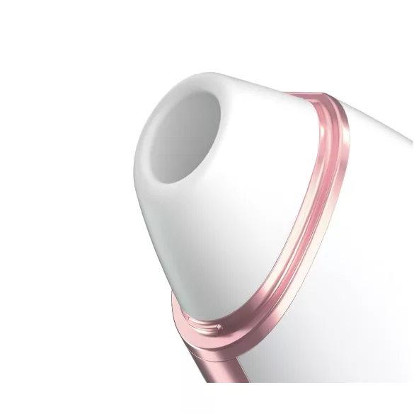 Satisfyer Love Triangle - Stimulateur clitoridien à ondes d’air, contrôlé par application (blanc)