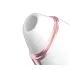 Satisfyer Love Triangle - Stimulateur clitoridien à ondes d’air, contrôlé par application (blanc)