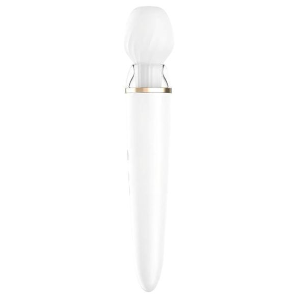 Satisfyer Double Wand-er - intelligent masseur vibrant (blanc)