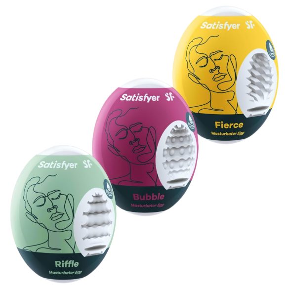 Satisfyer Egg RBF - set de masturbateurs œuf (3 pcs)