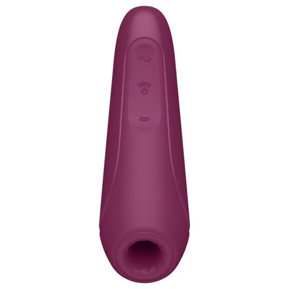 Satisfyer Curvy 1+ - stimulateur clitoridien à ondes - connecté - rouge