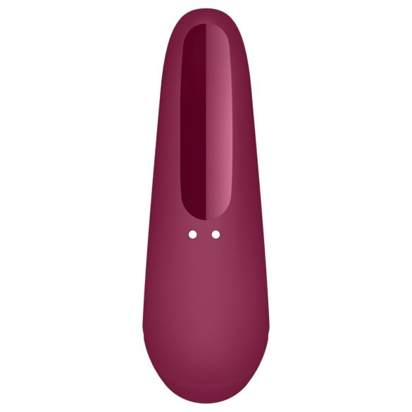 Satisfyer Curvy 1+ - stimulateur clitoridien à ondes - connecté - rouge