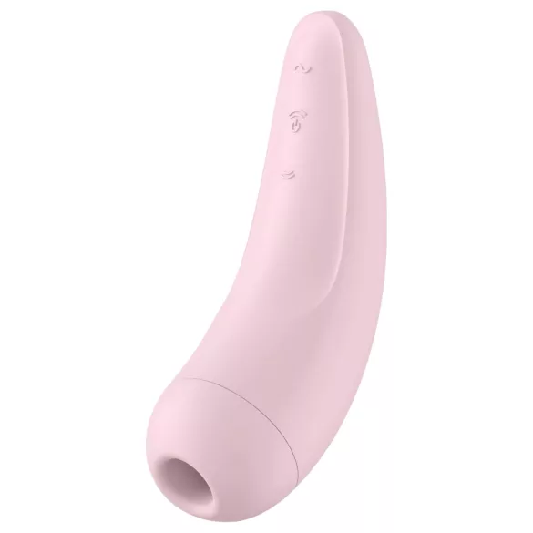 Satisfyer Curvy 2+ - stimulateur clitoridien à ondes d’air connecté - rose