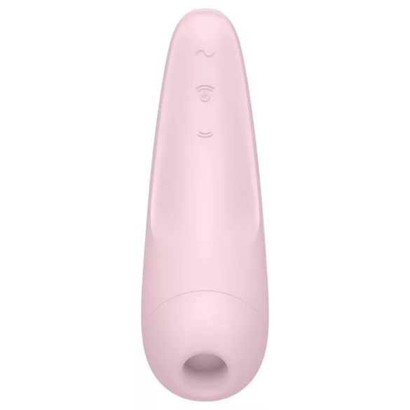 Satisfyer Curvy 2+ - stimulateur clitoridien à ondes d’air connecté - rose