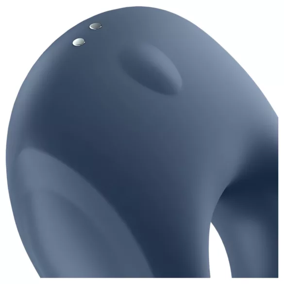 Satisfyer Strong One - Anneau pénien vibrant contrôlé par application, pour hommes (bleu)
