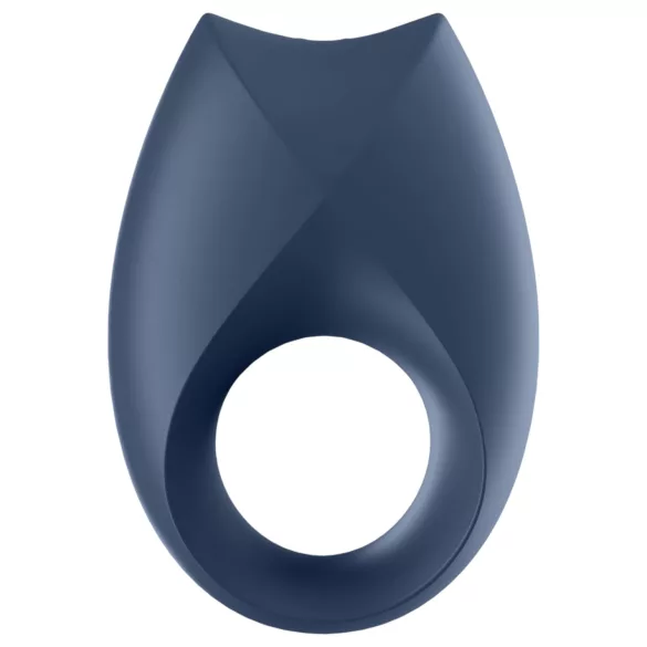 Satisfyer Royal One - anneau pénien vibrant connecté - silicone bleu