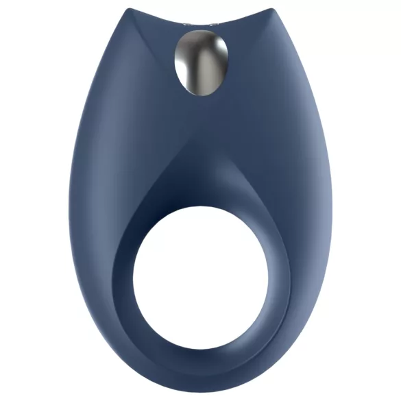 Satisfyer Royal One - anneau pénien vibrant connecté - silicone bleu