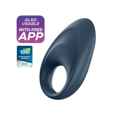 Satisfyer Mighty One - anneau vibrant intelligent (bleu)