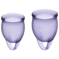   Satisfyer Feel Confident - ensemble de coupes menstruelles (violet)
