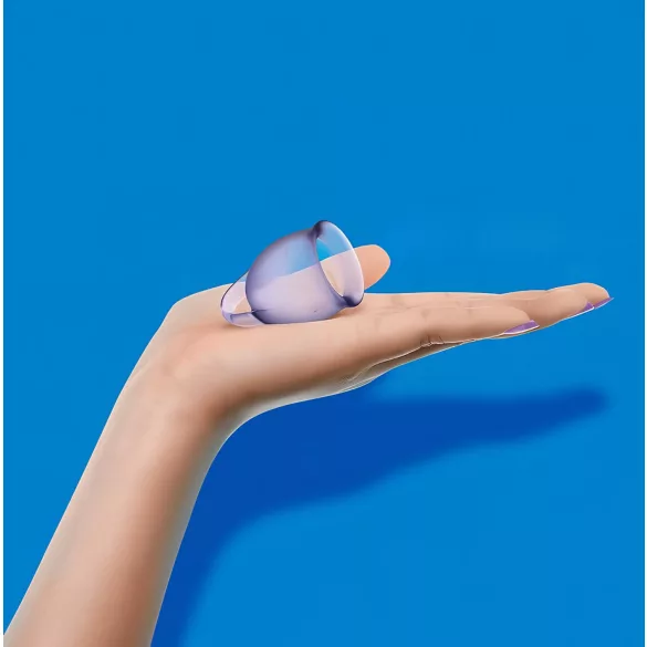 Satisfyer Feel Confident - coupe menstruelle lot de 2 - silicone violet