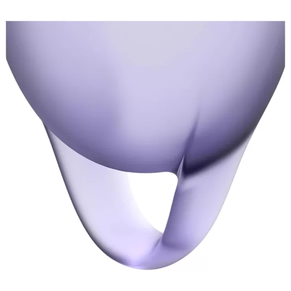 Satisfyer Feel Confident - coupe menstruelle lot de 2 - silicone violet