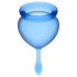 Satisfyer Feel Good - Coffret coupes menstruelles (bleu) - 2 pcs