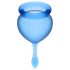 Satisfyer Feel Good - Coffret coupes menstruelles (bleu) - 2 pcs