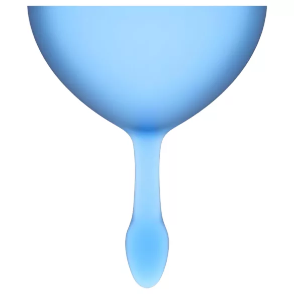 Satisfyer Feel Good - coupe menstruelle lot de 2 - silicone bleu