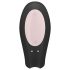 Satisfyer Double Joy - vibromasseur couple intelligent étanche (noir)