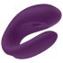 Satisfyer Double Joy - élégant vibromasseur waterproof pour couples (violet)