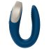 Satisfyer Double Love - vibromasseur duo intelligent (bleu)