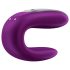 Satisfyer Double Fun - vibromasseur couple intelligent (violet)