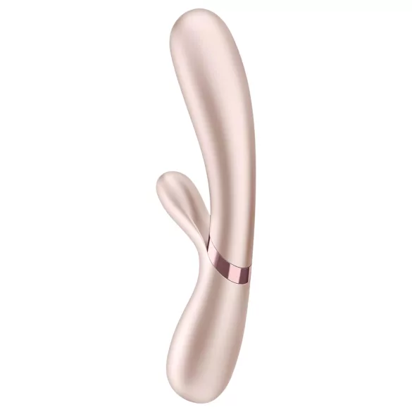 Satisfyer Hot Lover - vibromasseur connecté - silicone argent