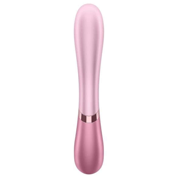 Satisfyer Hot Lover - vibromasseur connecté - silicone rose