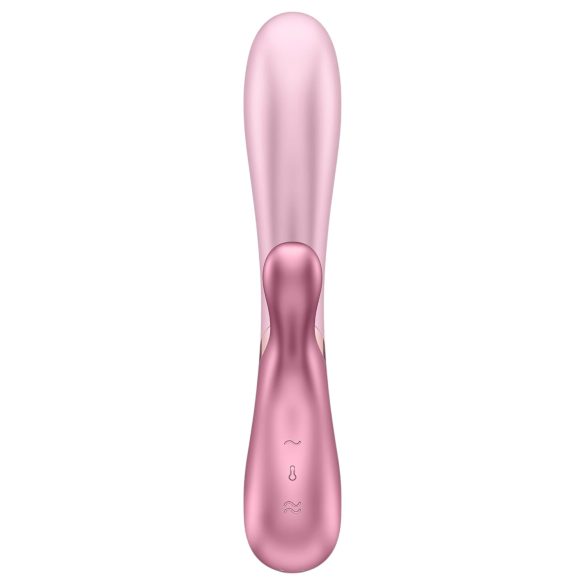 Satisfyer Hot Lover - vibromasseur connecté - silicone rose