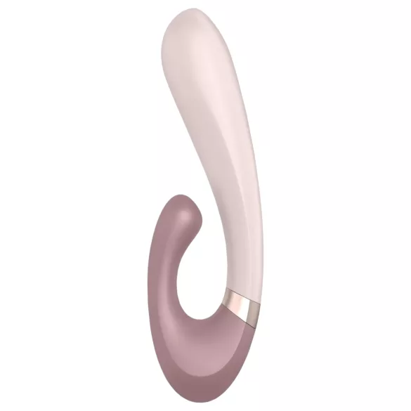 Satisfyer Heat Wave - Vibromasseur chauffant contrôlé par application (beige)