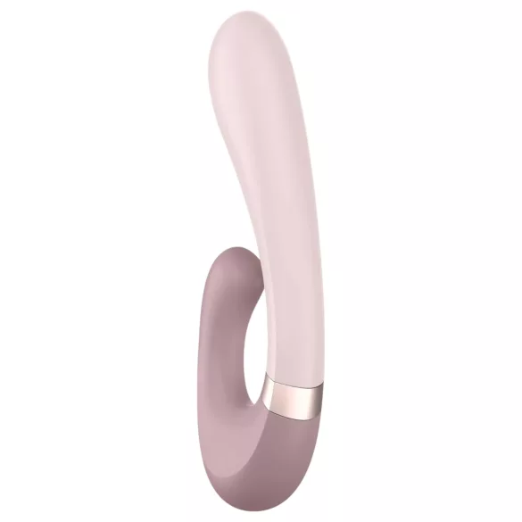 Satisfyer Heat Wave - Vibromasseur chauffant contrôlé par application (beige)