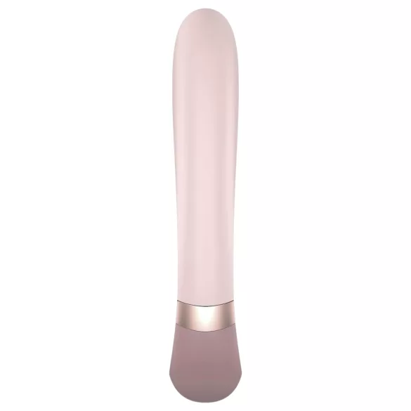 Satisfyer Heat Wave - Vibromasseur chauffant contrôlé par application (beige)