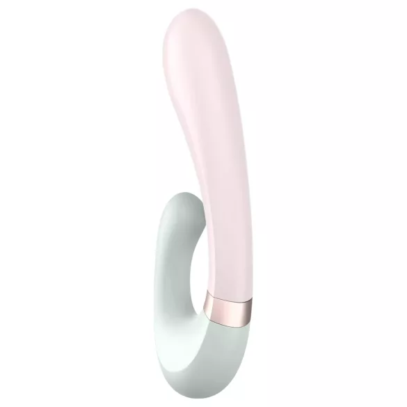 Satisfyer Heat Wave - Vibrateur chauffant contrôlé par application (menthe)