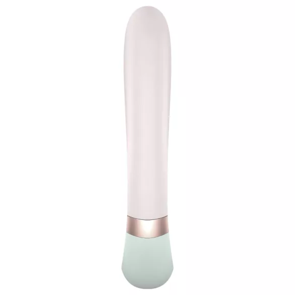 Satisfyer Heat Wave - Vibrateur chauffant contrôlé par application (menthe)