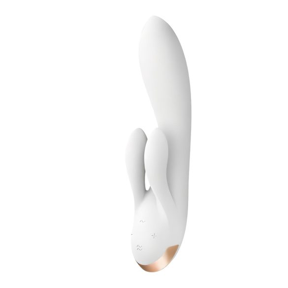 Satisfyer Double Flex - vibromasseur intelligent à double bras (blanc)