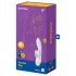 Satisfyer Double Flex - Vibromasseur à bras clitoridien contrôlé par application (blanc)