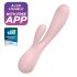 Satisfyer Mono Flex - vibromasseur intelligent waterproof (rose)