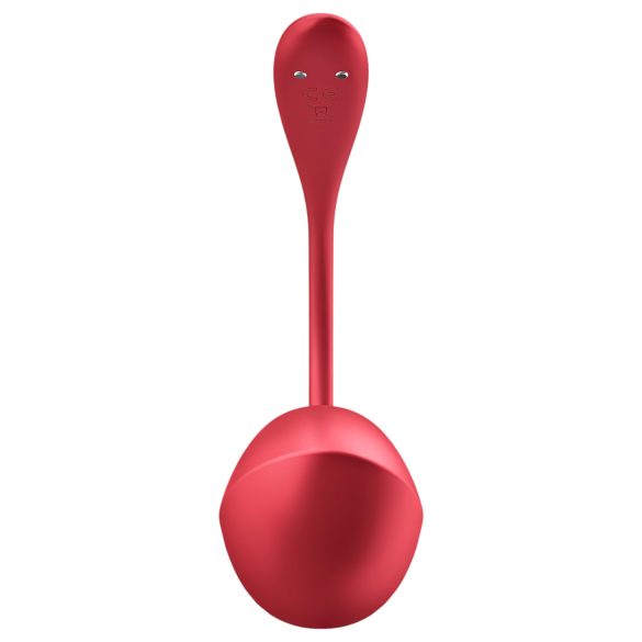 Satisfyer Shiny Petal - œuf vibrant télécommandé - silicone rouge