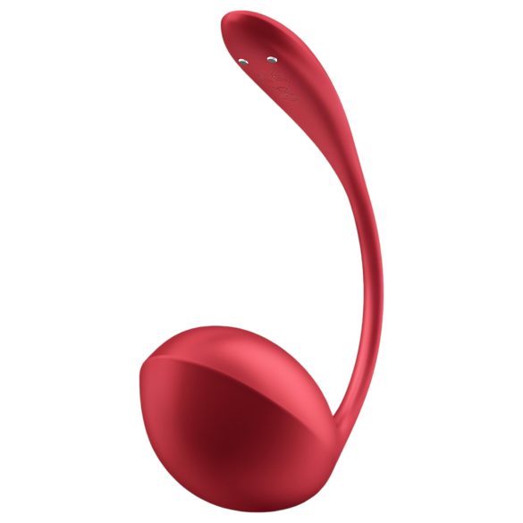 Satisfyer Shiny Petal - œuf vibrant télécommandé - silicone rouge