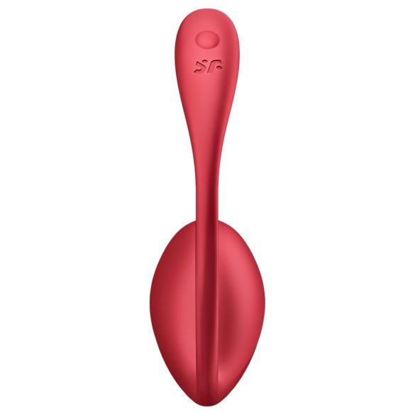 Satisfyer Shiny Petal - œuf vibrant télécommandé - silicone rouge