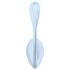 Satisfyer Smooth Petal - œuf vibrant intelligent (bleu)