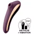 Satisfyer Dual Kiss - stimulateur 2-en-1 vaginal et clitoridien (violet)