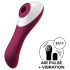 Satisfyer Dual Crush - stimulateur vaginal et clitoridien rechargeable - rouge