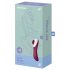 Satisfyer Dual Crush - stimulateur vaginal et clitoridien rechargeable - rouge