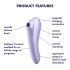 Satisfyer Dual Pleasure - vibrateur 2en1 à ondes d'air (violet)