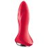 Satisfyer Rotator Plug 1 - bouchon anal vibrant à perles (rouge)