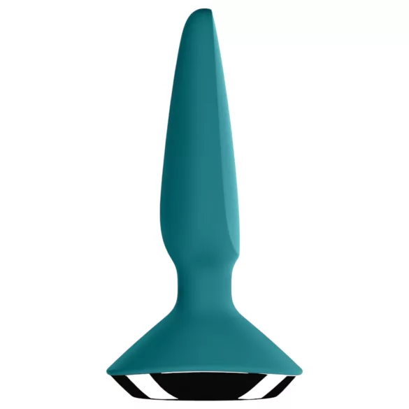 Satisfyer Plug-ilicious 1 - Plug anal vibrant contrôlé par application (vert)