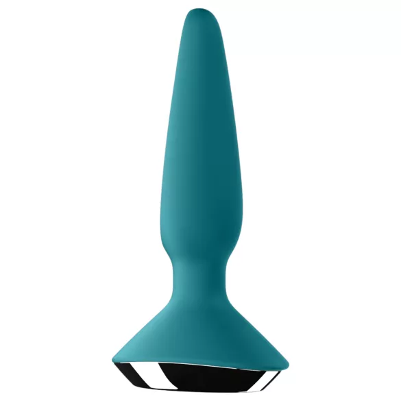 Satisfyer Plug-ilicious 1 - Plug anal vibrant contrôlé par application (vert)