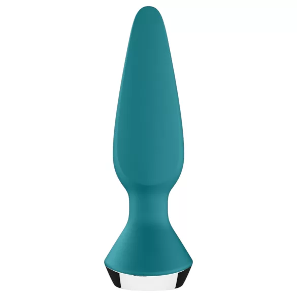 Satisfyer Plug-ilicious 1 - Plug anal vibrant contrôlé par application (vert)