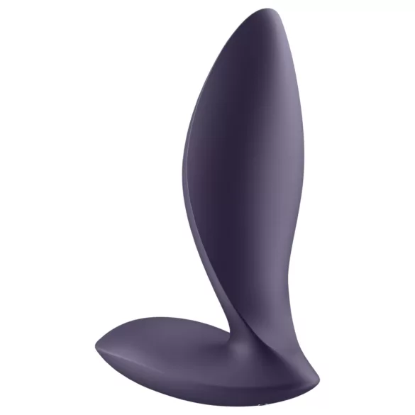Satisfyer Power Plug - plug anal vibrant contrôlé par application (violet)