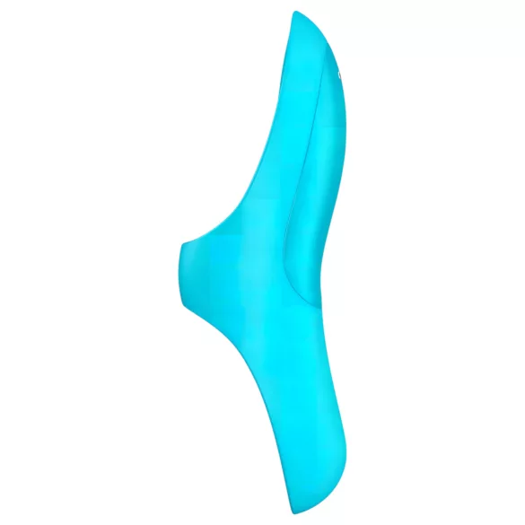 Satisfyer Teaser - mini vibromasseur rechargeable et étanche pour doigt (turquoise)